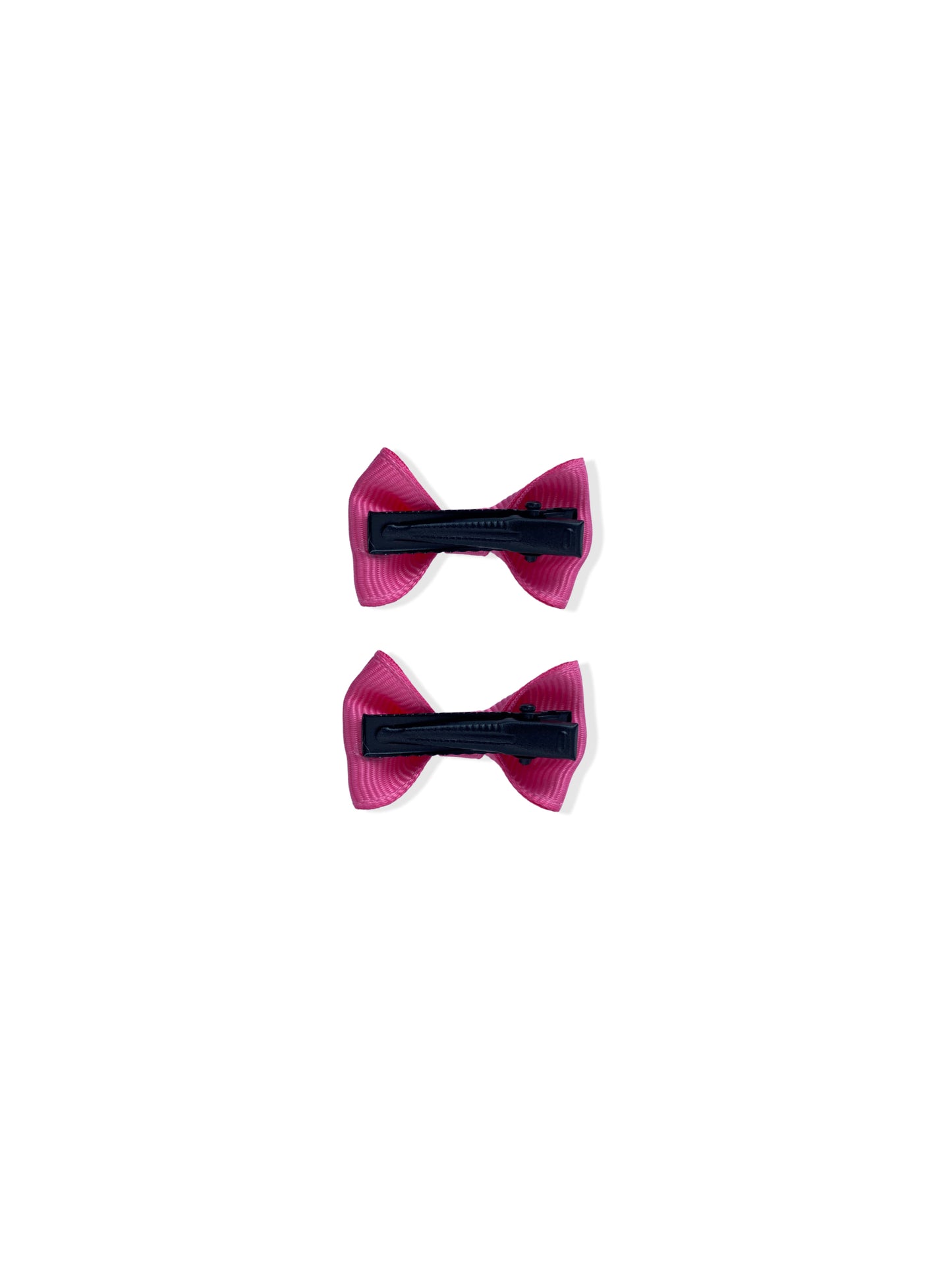 Hair clip with pink bow