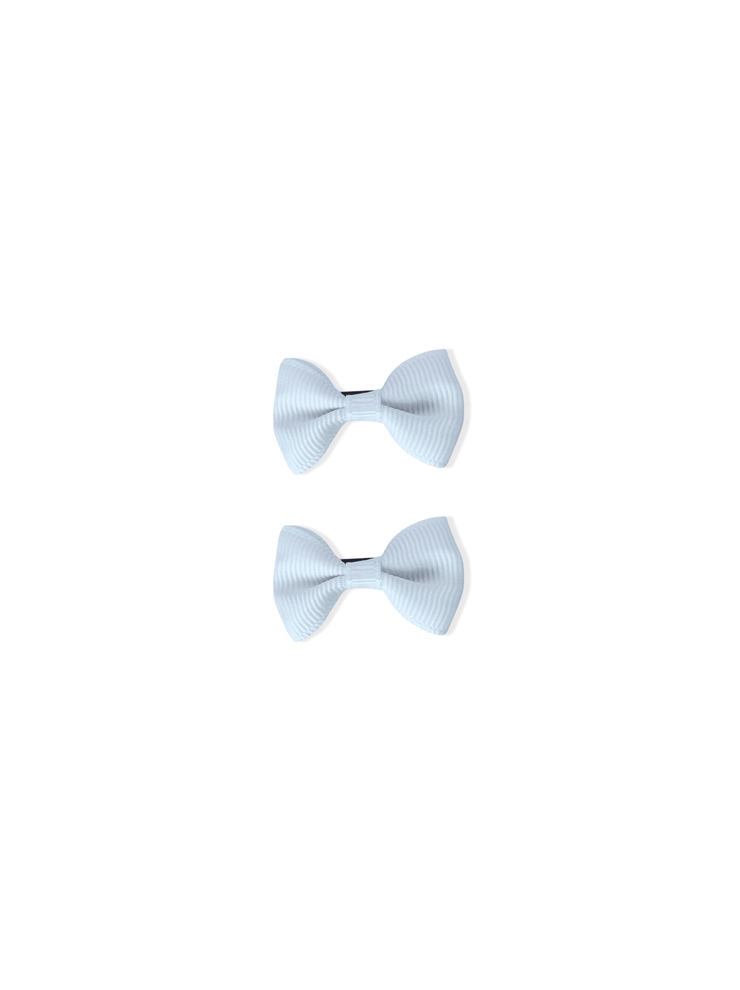 Barrette à cheveux avec noeud blanc